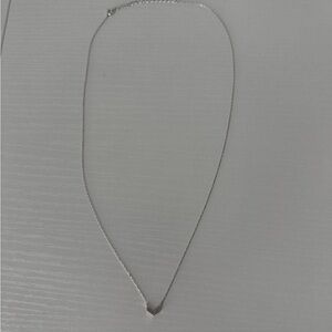 Silver Chevron Necklace